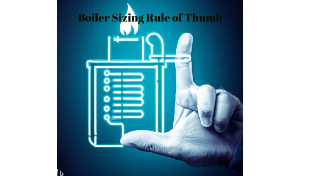 boiler sizing rule of thumb