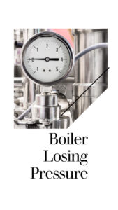 boiler losing pressure